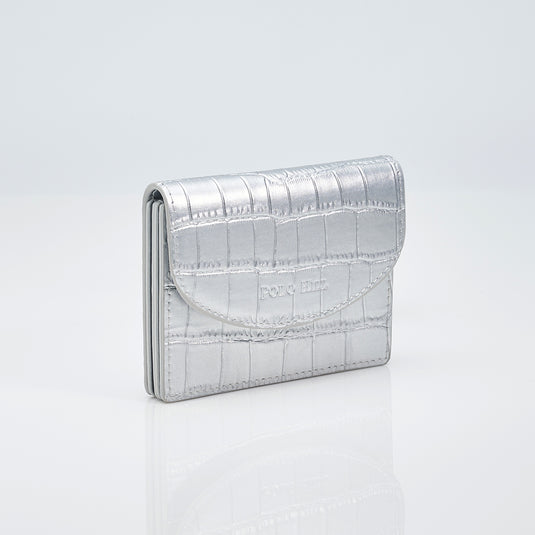 Unisex Faux Leather Mini Card Wallet