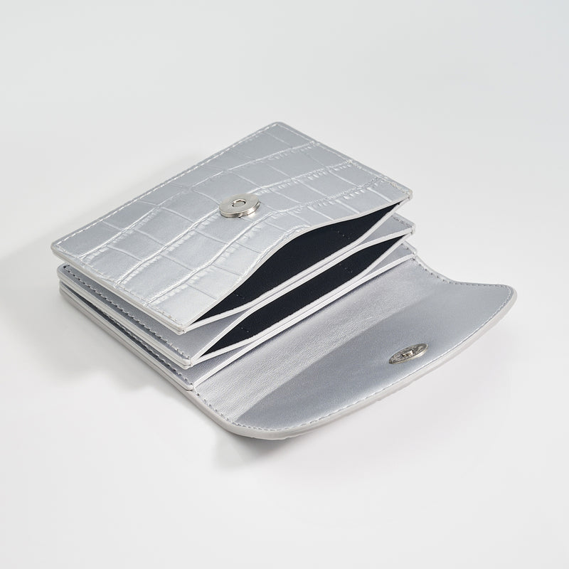 Load image into Gallery viewer, Unisex Faux Leather Mini Card Wallet

