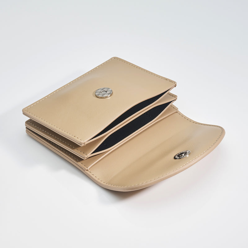 Load image into Gallery viewer, Unisex Faux Leather Mini Card Wallet

