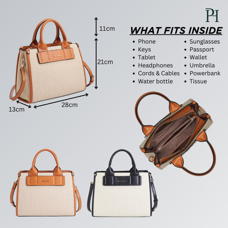 Load image into Gallery viewer, POLO HILL Ladies Arabella Top Handle Bag PHT-HB2311
