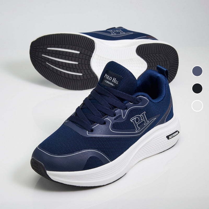 Load image into Gallery viewer, POLO HILL Men Lace Up Athleisure Knit Sneakers PMSA-MS4257
