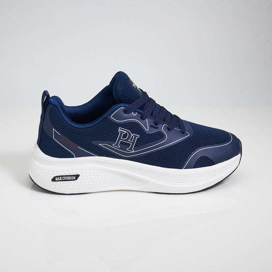 POLO HILL Men Lace Up Athleisure Knit Sneakers PMSA-MS4257