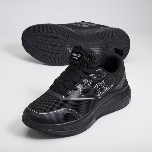 POLO HILL Men Lace Up Athleisure Knit Sneakers PMSA-MS4257