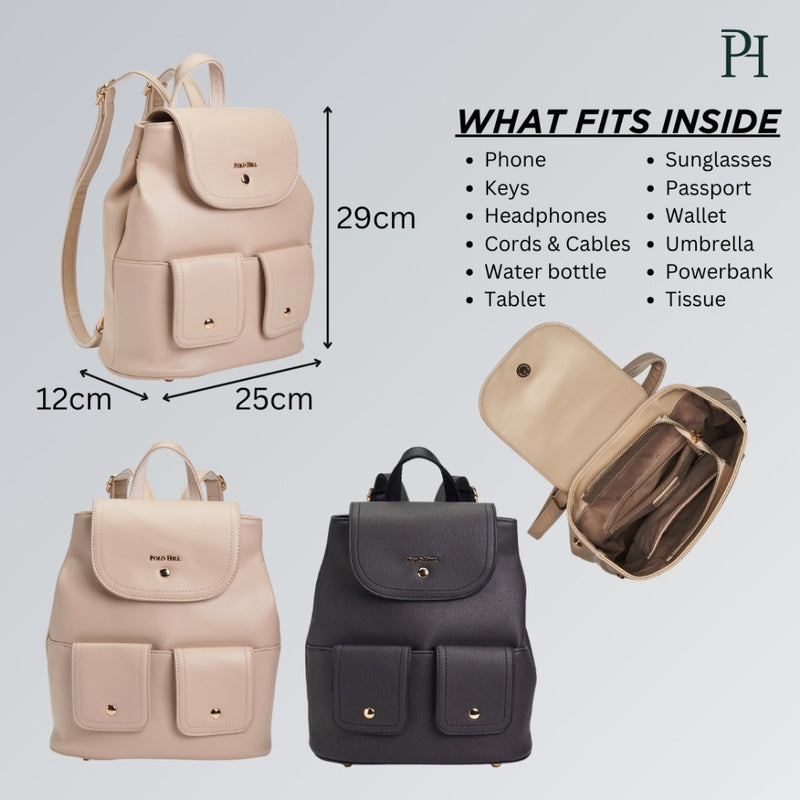 Load image into Gallery viewer, POLO HILL Ladies Front Pocket Casual Backapck PHB-HB2285
