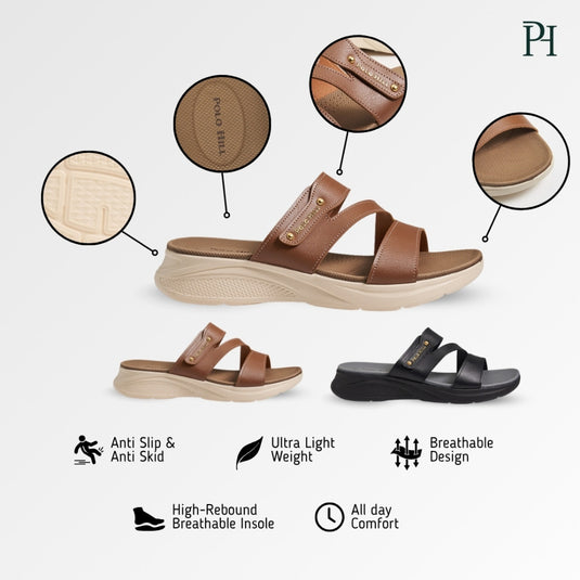 POLO HILL Ladies Casual Slide Sandals PLSS-LS5487