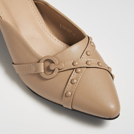 POLO HILL Ladis Casual Slide On Heels PLSH-LS5467