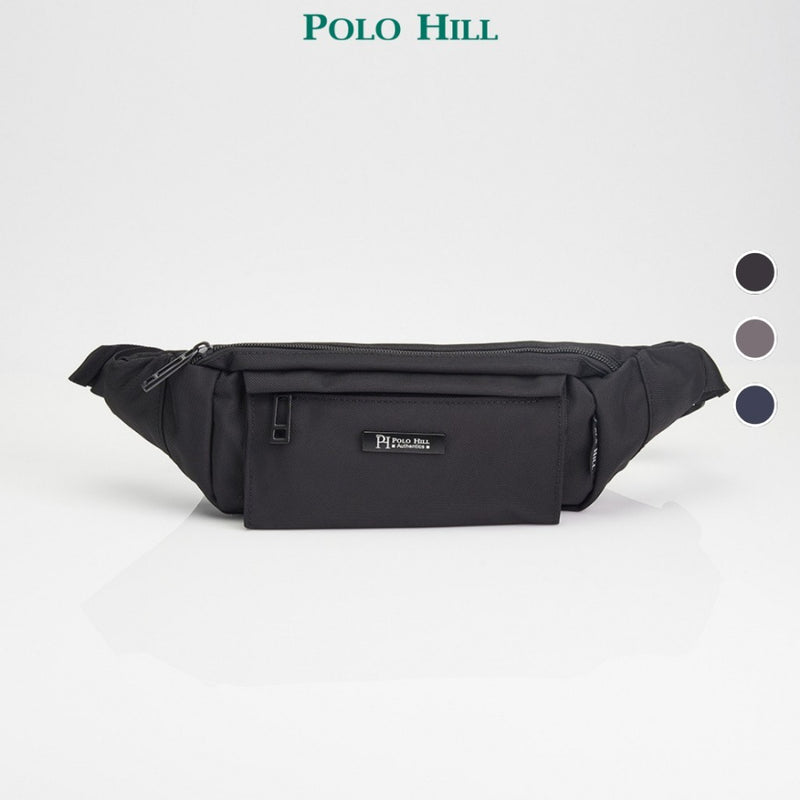 Load image into Gallery viewer, POLO HILL Mens Water Resistant Nylon Sling Bag C-PHSB-1752
