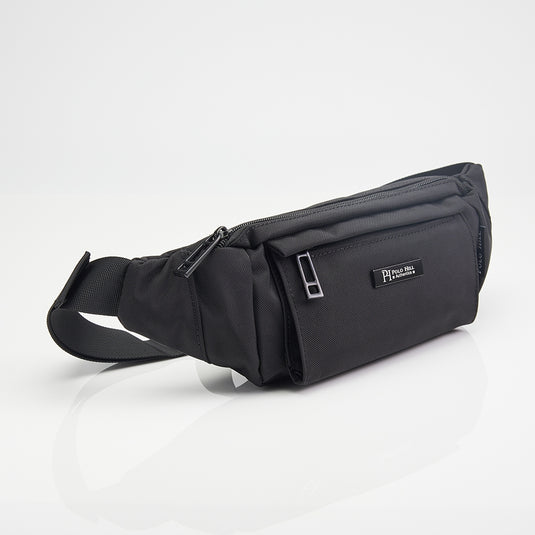 POLO HILL Mens Water Resistant Nylon Sling Bag C-PHSB-1752