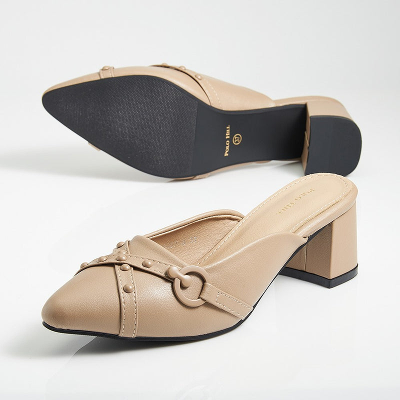 Load image into Gallery viewer, POLO HILL Ladis Casual Slide On Heels PLSH-LS5467
