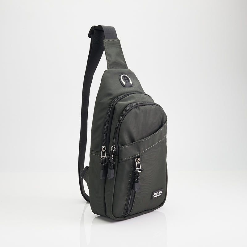 Load image into Gallery viewer, POLO HILL Mens Water Resistant Nylon Crossbody Chest Bag C-PHSB-1750
