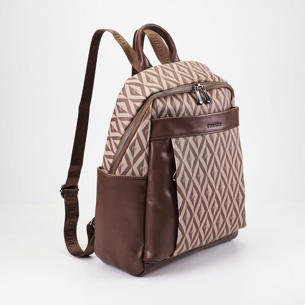 POLO HILL PHimond Monogram Backpack PHB-HB2362