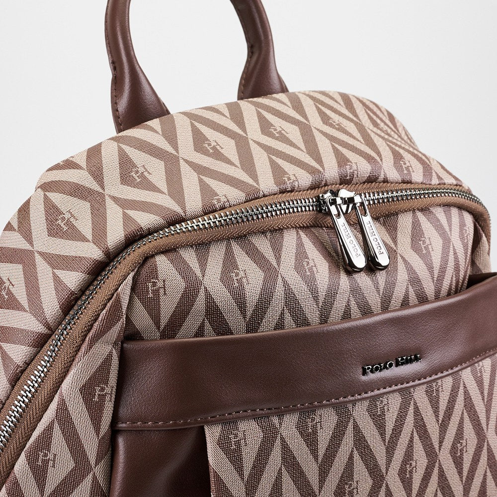 POLO HILL PHimond Monogram Backpack PHB-HB2362