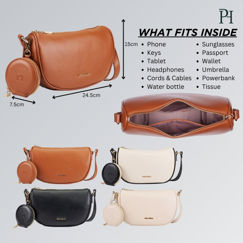 Load image into Gallery viewer, POLO HILL Ladies Casual Crossbody Sling Bag PHS-HB2327
