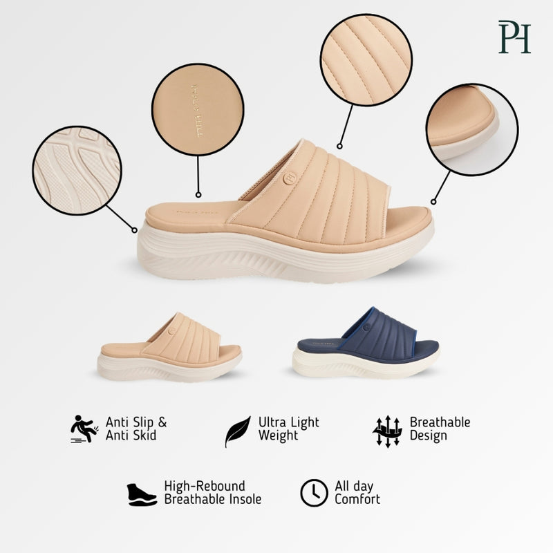 Load image into Gallery viewer, POLO HILL Ladies Casual Slide On Sandals PLSW-LS5496
