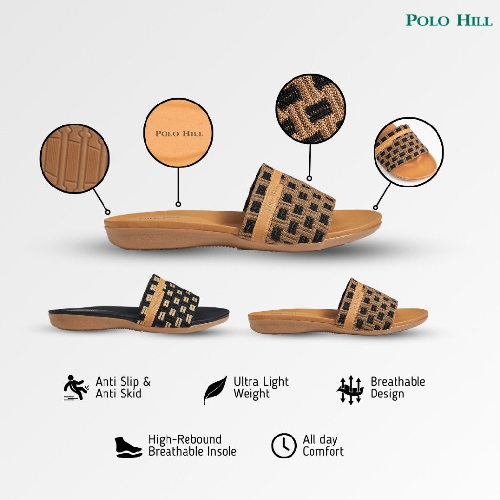 POLO HILL Ladies Casual Slide Sandals PLSS-LS5380