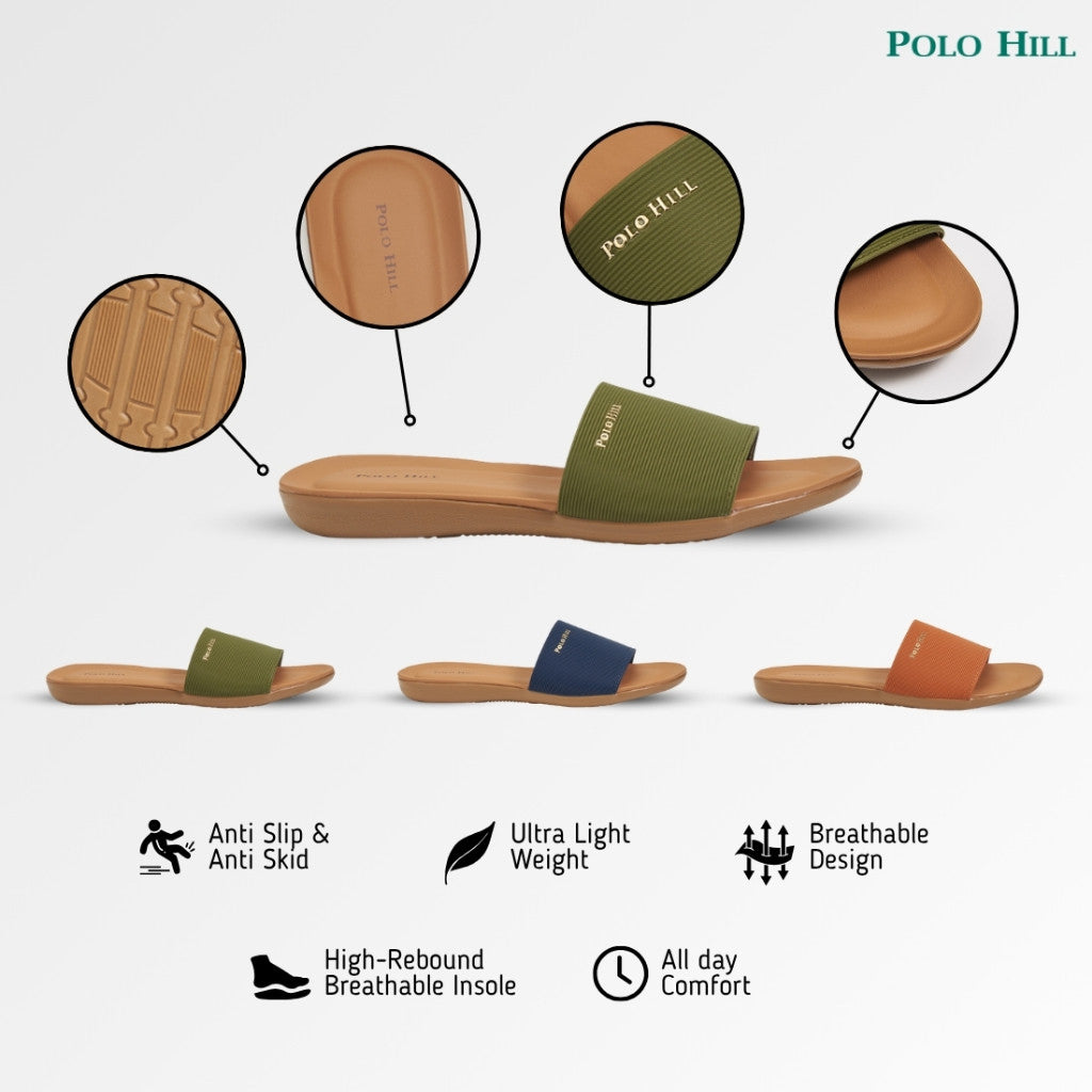 POLO HILL Ladies Casual Slide Sandals PLSS-LS5428
