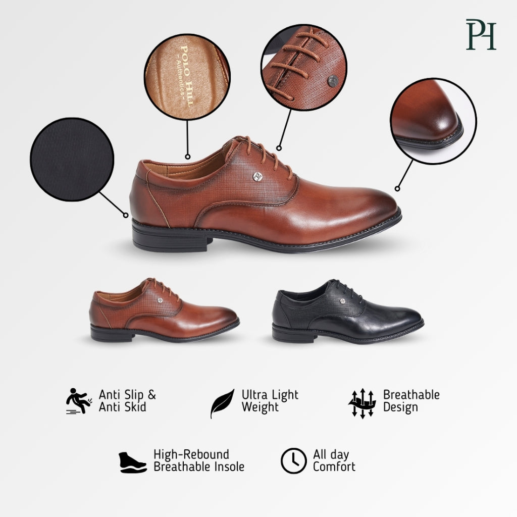 POLO HILL Men Formal Lace Up Loafers PMSL-MS4255
