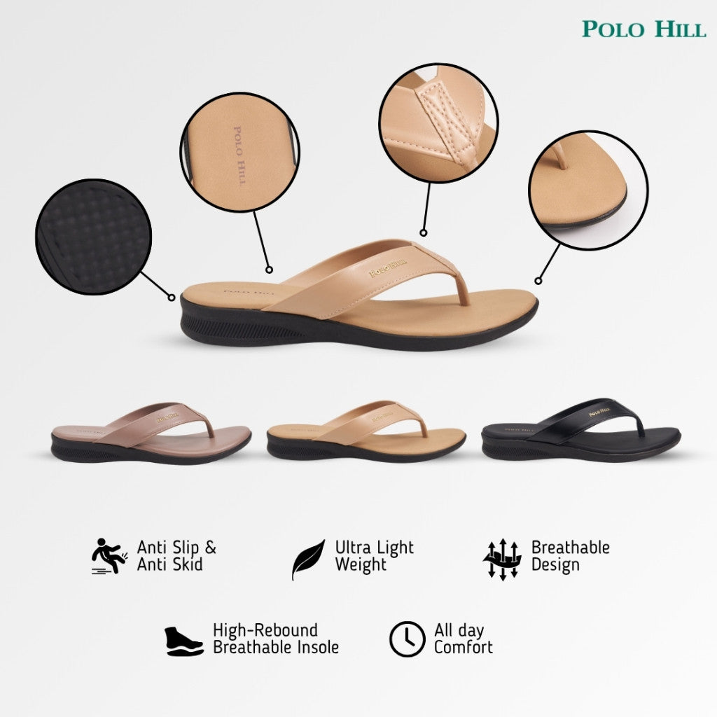 POLO HILL Ladies Casual Toe Post Sandals PLSS-LS5429