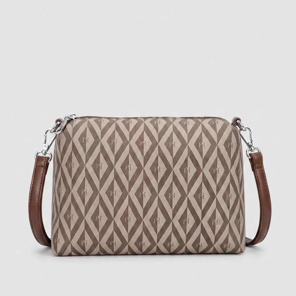 POLO HILL Ladies Phimond Monogram Crossbody Sling Bag PHH2620-363