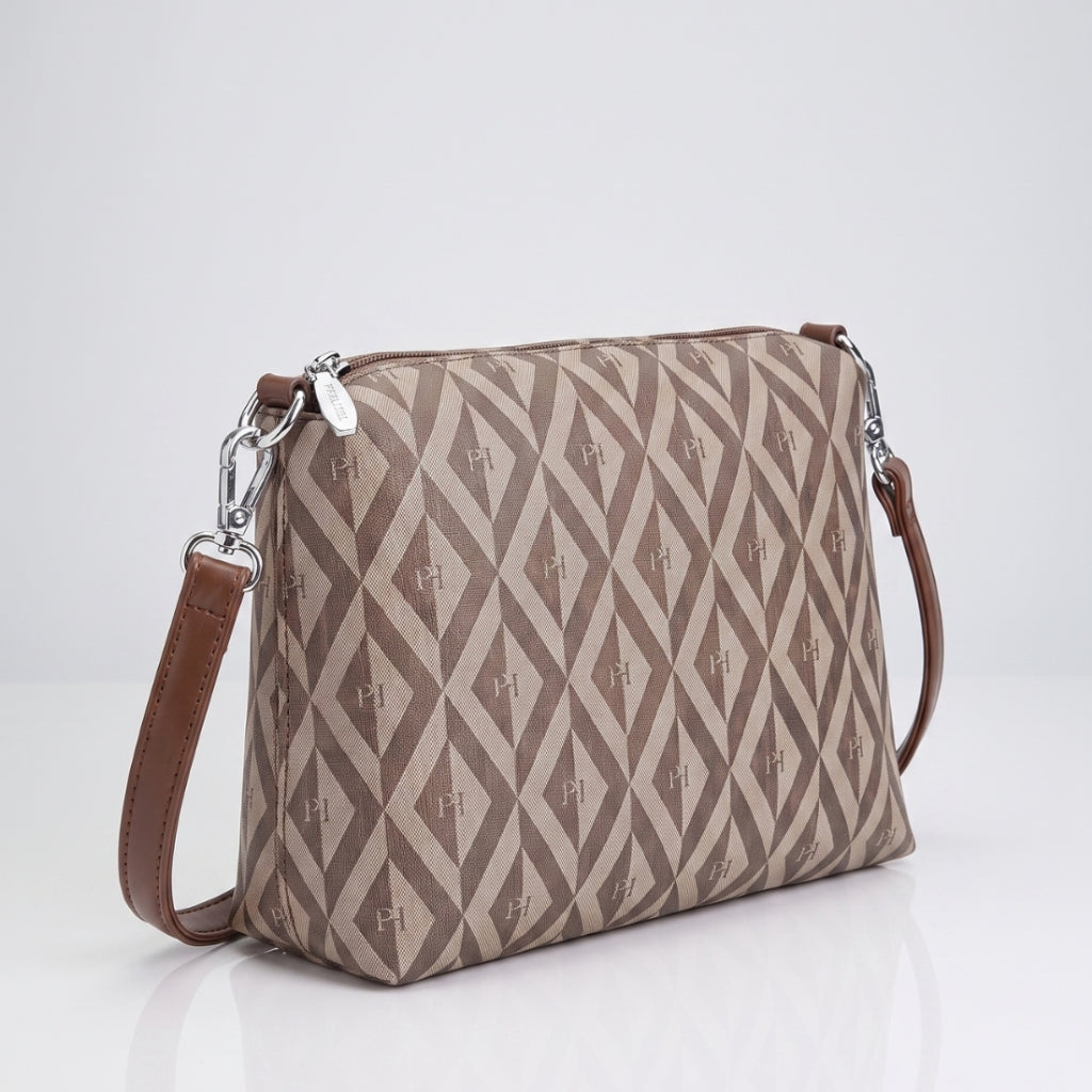 POLO HILL Ladies Phimond Monogram Crossbody Sling Bag PHH2620-363