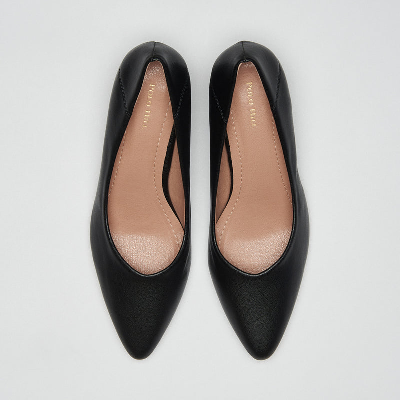Load image into Gallery viewer, Mid Block Heels Pointed Court Shoes
