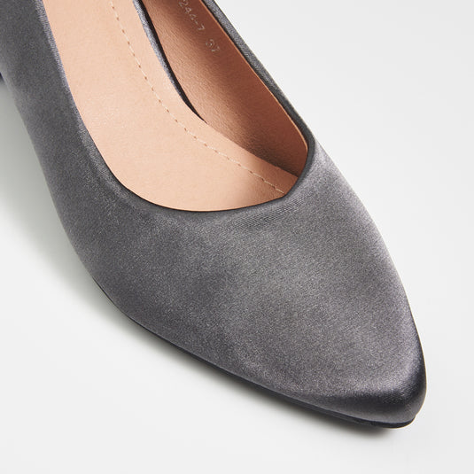 Mid Block Heels Pointed Court Shoes