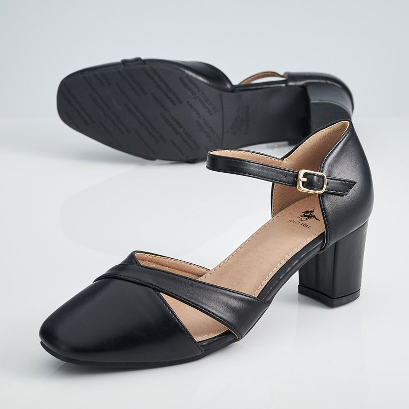 Load image into Gallery viewer, Ankle Strap Block Heels
