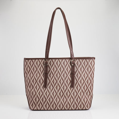Ladies PHimond Monogram Shoulder Tote Bag