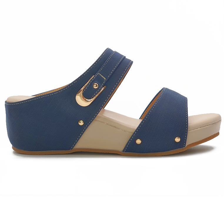 Two Strap Low Platform Wedges