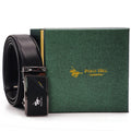 Premium Series Faux Leather Automatic Buckle 140cm Belt Gift Box