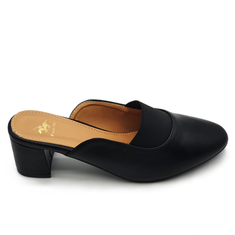 Chunky Heeled Mules