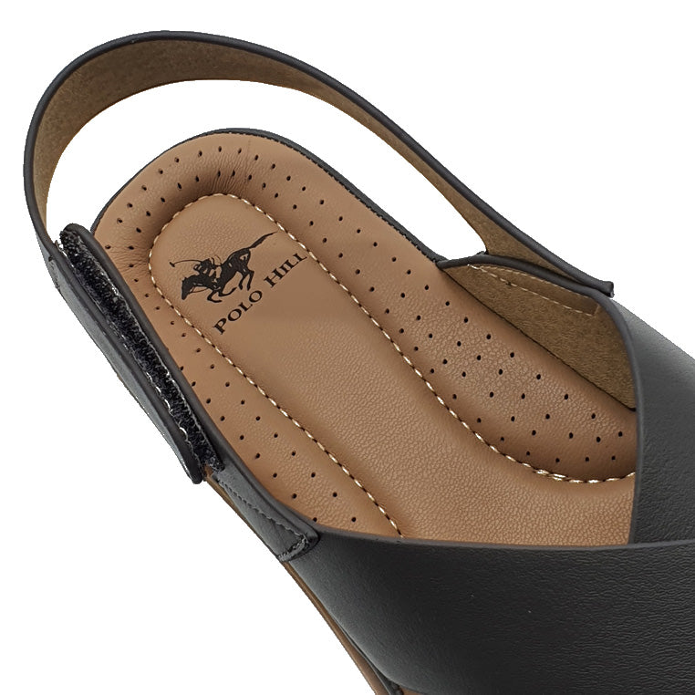 Load image into Gallery viewer, Cross Strap Velcro Slingback Sandals
