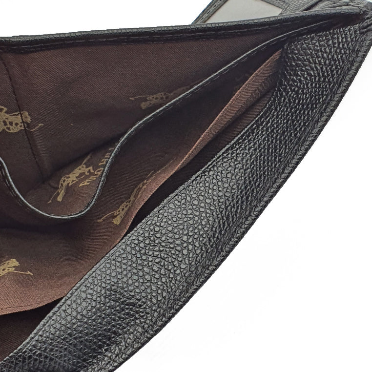 Genuine Leather RFID Blocking Business Bifold Wallet with Gift Box - ID Windows