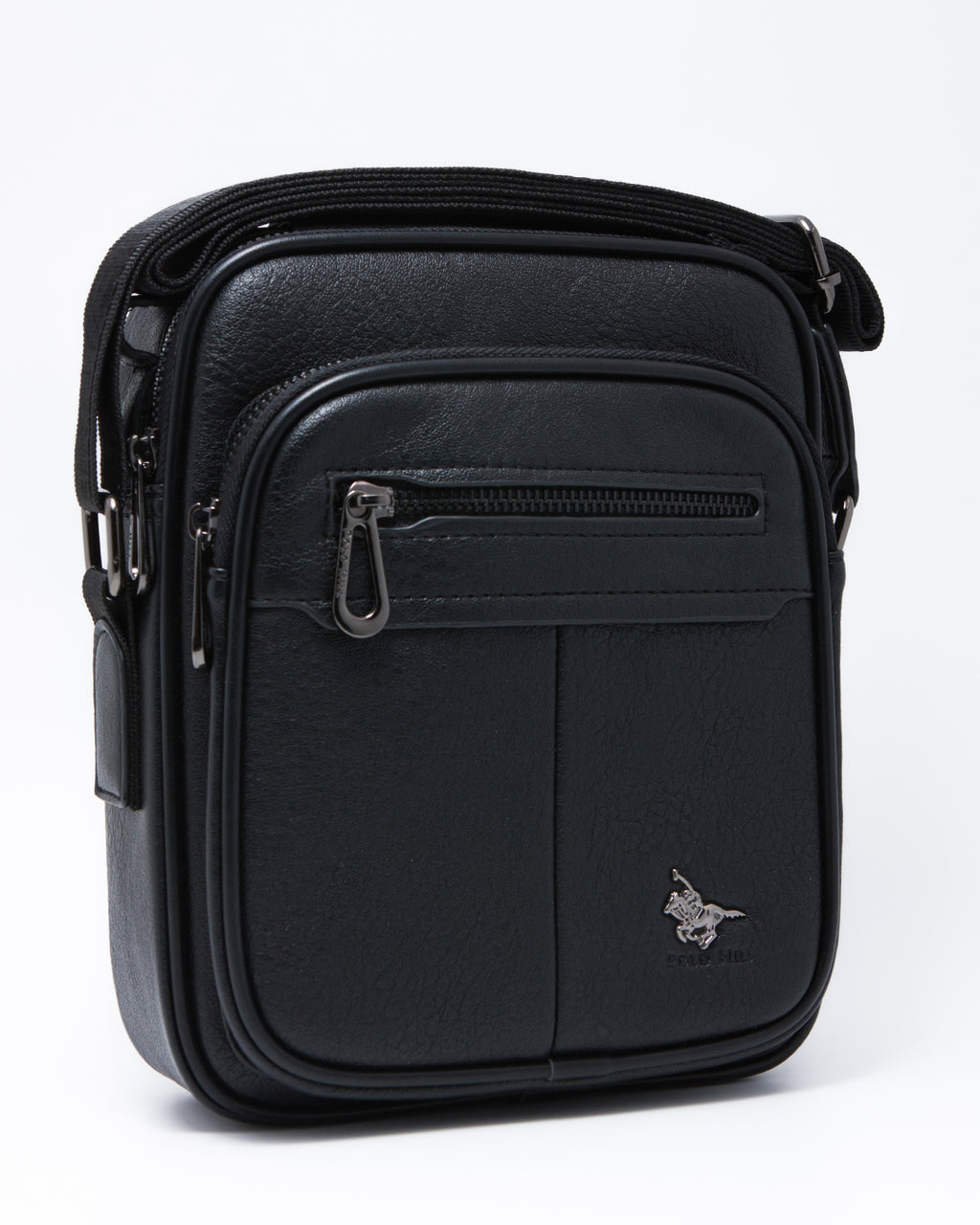 Faux Leather Crossbody Sling Bag