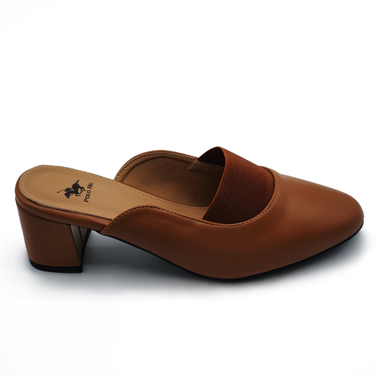 Chunky Heeled Mules