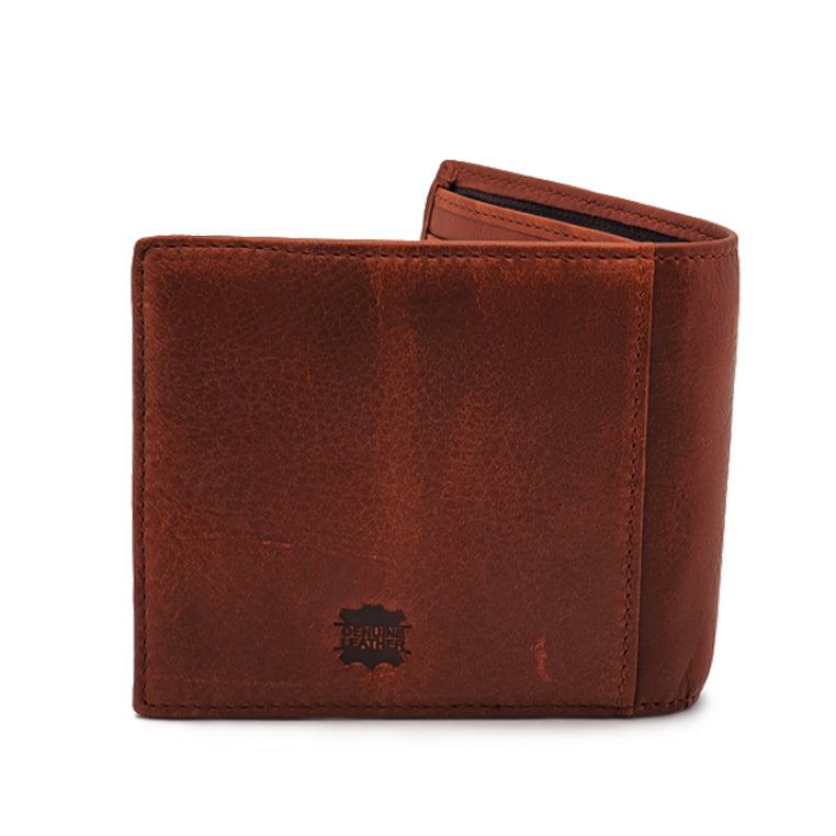 Genuine Leather RFID Blocking Bifold Wallet with Gift Box - Basic