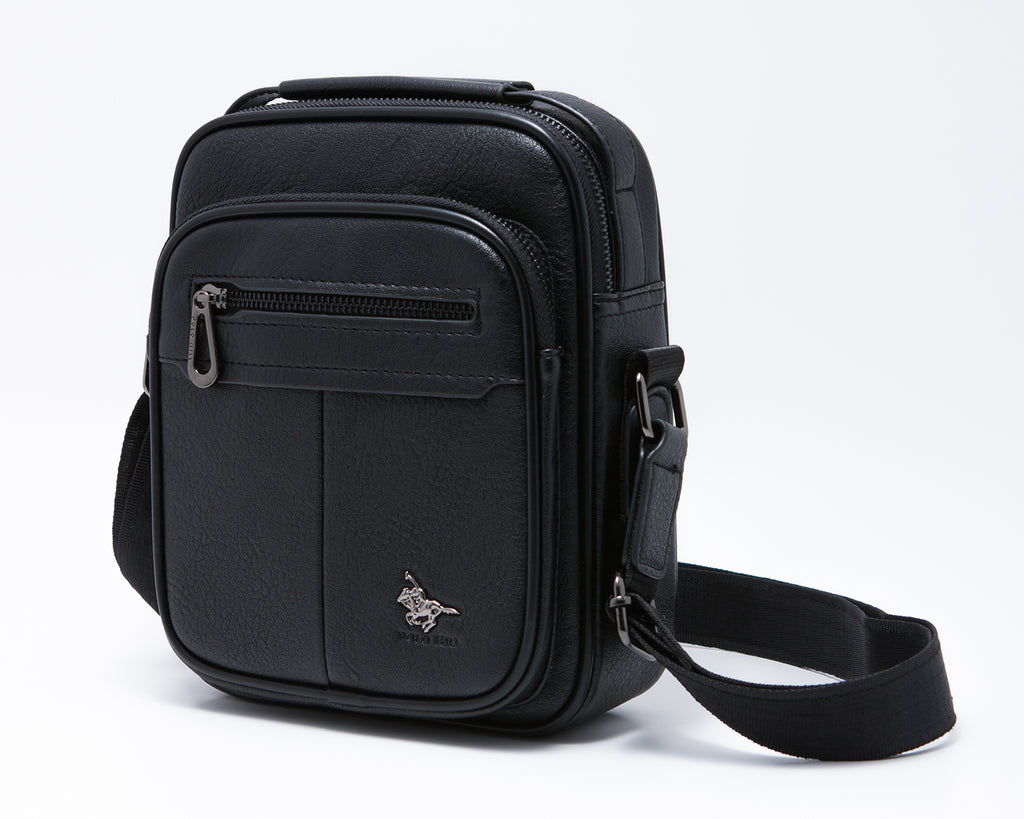 Faux Leather Crossbody Sling Bag