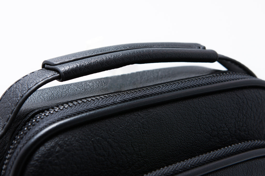 Faux Leather Crossbody Sling Bag