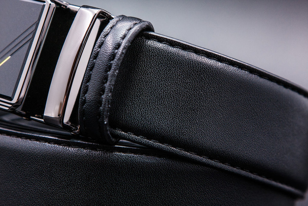 Premium Series Faux Leather Automatic Buckle 140cm Belt Gift Box